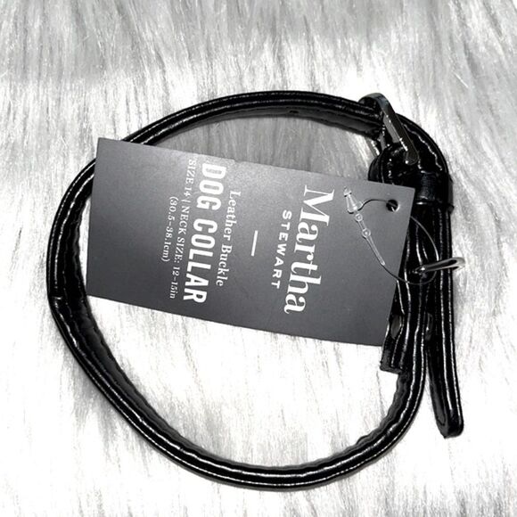 Martha Stewart Leather Dog Collar - Picture 5 of 5